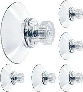 Biaungdo 6 Pack 32mm Suction Cups with Screws Nut
