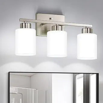 FonmYim Brushed Nickel Bathroom Light Fixtures Vanity Lights Over Mirror