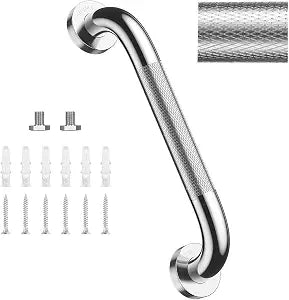 supregear Shower Grab Bars for Bathtubs, Anti Slip Bathroom Grab Bars for Seniors, Safety Handicap Grab Bars, Shower Handle for Wall Elderly, 1.25" Diameter 304 Stainless Steel Heavy Duty Handrail