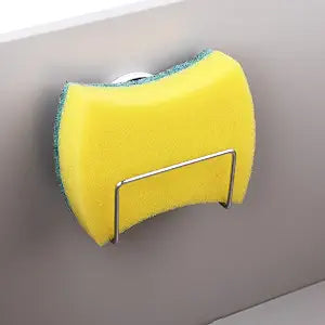 Magnetic Sponge Holder for Kitchen Sink, Stainless Steel Sink Organizer
