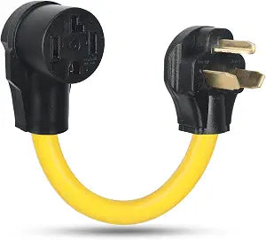 NEMA 10-30P to 14-30R Dryer Adapter, ZDHLQHJ 30 Amp 10-30 Male Plug to 14-30 Dryer Female Receptacle, 4-Prong Newer Electric Dryer to 3-Prong Older House Outlet Adapter, Dryer Convert Cord