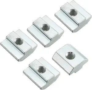 uxcell Slide in T-Nut, M6 Threaded for 4040 Series Aluminum Extrusions Profile, Pack of 10