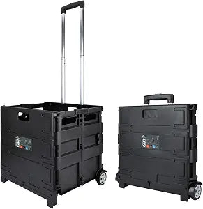 Olympia Tools 85-010 Grand Pack-N-Roll Portable Tools Carrier with Telescopic Handle, 80 Lb. Load Capacity, Black 2025 New Version