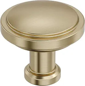 Amerock 1-1/4" Round Faircrest Golden Champagne Cabinet Knob