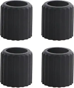 4PCS P1074231 Black Plastic Tap Spline Adapter 10.2x10.6mm Stem Adaptor Bathroom Sink Faucet Replacement Part