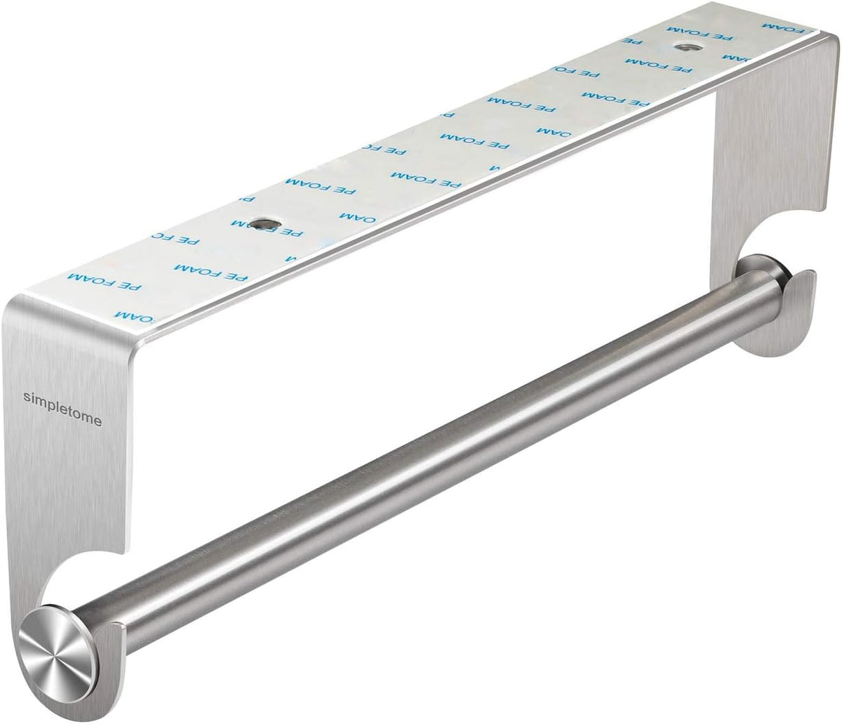 Paper Towel Holder Under Cabinet/Wall Mount SUS304 Brushed Stainless Steel