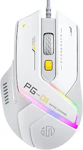 INPHIC PG1 Wired Computer Gaming Mouse Ergonomic, 12800 DPI High-Precision