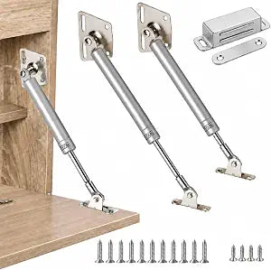 HBL' 2 Pack 100N/22LBS Drop Down Gas Struts for Drop-Front Desk Downward Slowly Such as Fold-Down Desk, Flap Lid