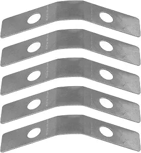 5PCS 34807 Compatible Pop up U shaped Clamp Drain Plug Holder Clip 1.6 x 0.5 inches Silver Stainless Steel for Bathroom Bathtub Drain System Repairs