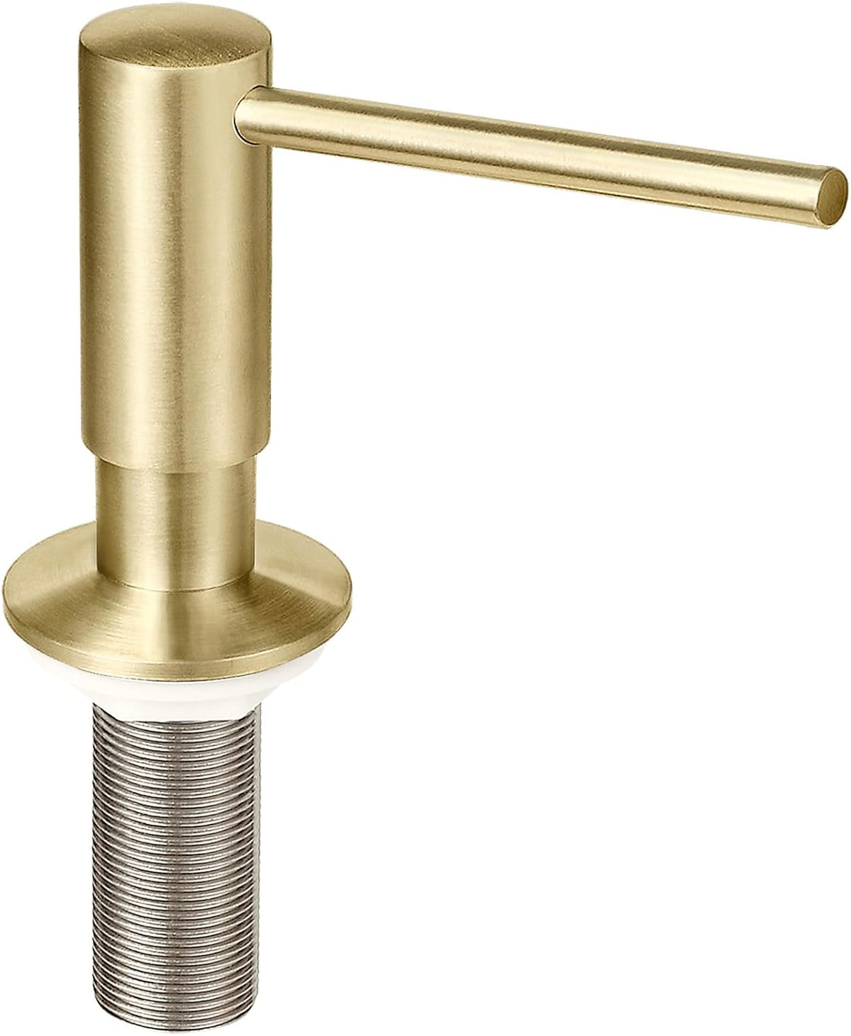 EADOT Brushed Gold Brass Built in Dish Soap Dispenser with 17 OZ Bottle