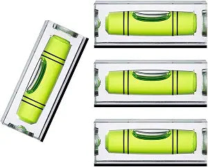 GEONASSUR 40mm Magnetic Mini Bubble Levels, 4 Pack