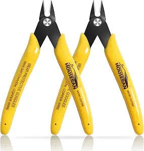 2 Pack Flush Cutters Small Wire Cutter Flush Cut Snips Side Cutter