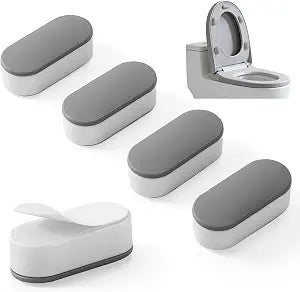 5 PCS Toilet Seat Bumpers for Bidet Attachment with Adhesive