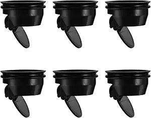 uxcell Floor Drain Anti-Odor Core, Plastic Shower Floor Drain 6Pcs