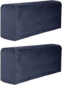 Sofa Armrest Cover,2 PCS Stretch Arm Covers for Chairs Couch Sofa Armchair,Slipcovers for Recliner (Navy Blue)