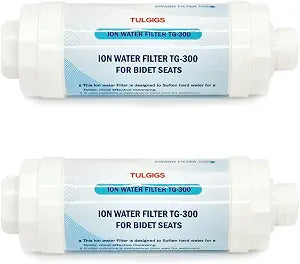 ION Filter TG300 - Premium Bidet Water Filter Set for Electronic Bidet Toilet Seats (2Pieces)