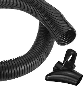 MECCANIXITY 2" 6.6ft Split Wire Loom Tubing w/Installation Tool Black