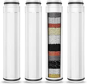 4 PACK Replacement Filter Replacement Shower Head Filter Cartridge Compatible with FEELSO Handheld Showerhead (FEELSO Handheld Showerhead 4 pack)