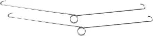 NICOR Lighting Torsion V-Springs for Recessed Trims (2-Pack) (17202)