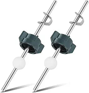 2 Pack Lavatory Pop Up Center Piece Assembly, Sink Ball/Pivot Rod Sink Stopper Replacement Parts, Replacement for PS2673, Compatible with Other Popular Brands, Chrome Metal Bathroom Sink Drain Stopper