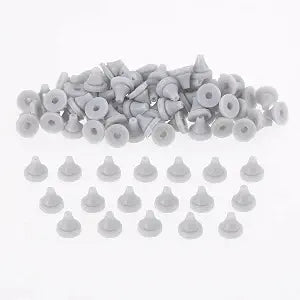 Qianyu 100 PCS Replacement Nozzle Tips for Shower Heads Round Tip 0.27 Inch