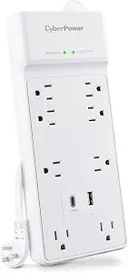 CyberPower CSP806UC18W Surge Protector