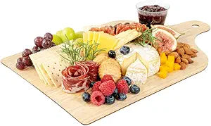 Restaurantware Bamboo Disposable Cheese Charcuterie Board, 2 Pack