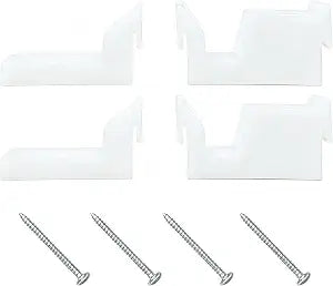 Sliding Shower Door Bumpers Jamb Guide Anti-Collision Noise Reduction 2Pair