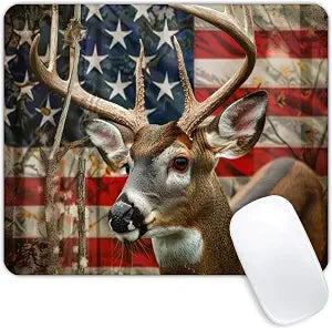 Deer Camo Flag Mouse pad Customized Mousepad Non-Slip Rubber Base Mouse Pads for Computers Laptop Office Desk Accessories Mouse pad