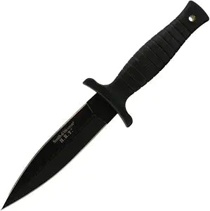 Smith & Wesson 9" H.R.T Double Edged Boot Knife with High Carbon Stainless Steel Blade