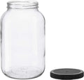 North Mountain Supply 1 Gallon Wide-Mouth Glass Jar with Lid