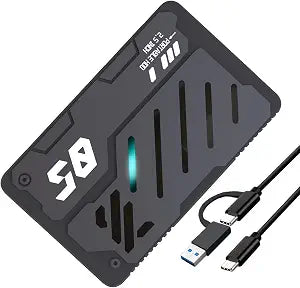 2.5" External Hard Drive Enclosure USB3.1 Type-C to SATA HDD Case