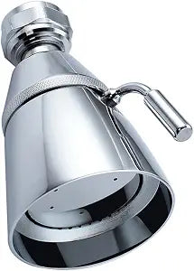 Angle Simple Shower Head High Pressure, Brass Shower Sprayer G 1/2, Chrome