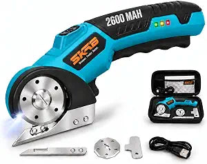 Cardboard Cutter Electric Scissor Rechargeable, 2600Mah Blue