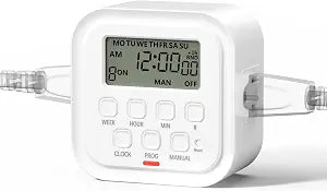 HBN Outlet Timer Indoor Plug in Timers for Light Lamps Fan, Digital Timer