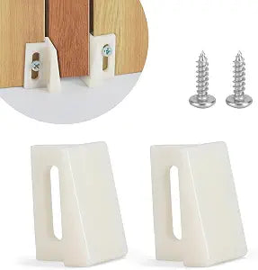 10 Pack Pocket Door Guide Bottom Sliding Door Guide, 1.125 in Jamb Mounted