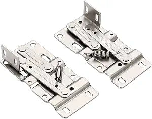 Furniware 1 Pair Tip Out Tray Hinges, Standard Sink Hinges for Sink-Front Drawer, Steel