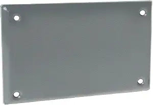 BELL 3-Gang Gray Blank Weatherproof Electrical Outlet Cover 5177-0, Outdoor Outlet Cover for Electrical Box, Scratch-Resistant Aluminum Weatherproof Cover