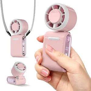 Mini Portable Handheld Turbo Fan, Travel Essentials, Gifts for Women