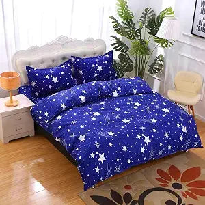Waterproof Duvet Cover Queen Size Set, 2 Pillowcases and Duvet Protector