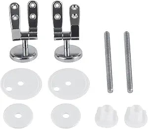 Toilet Seat Hinge Fixings Fittings Toilet Seat Hinges Replacement Toilet Seat Set Toilet Set Hinge with Fittings for Toilet Seat Hinges Accessory