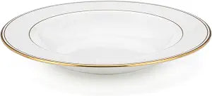 Lenox 100110362 Federal Gold Rimmed Bowl, 1-Piece, Service For 1, 9.25-Inch Diameter