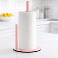 Pink Paper Towel Holder Gift, 12 Inch Weighted Base, Kitchen Bathroom Stand
