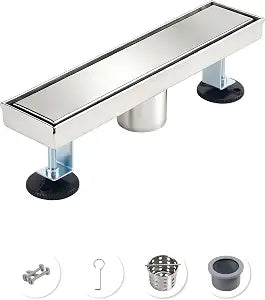12 Inch Brushed Stainless Steel Linear Shower Drain