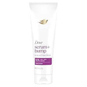 Dove Serum+ Bump, Dual Action Scrub for Rough Bumpy Skin & Ingrowns, 8.5 oz