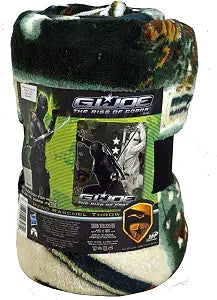Northwest 50-Inch by 60-Inch Micro Raschel Throw, GI Joe Dueling Brothers Design