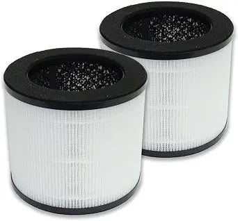 PUREBURG Replacement Filters Compatible with BLACK and DECKER BAPT01 & BAPT02 Air Purifiers AF1, Pack of 2, H13 True HEPA Activated carbon 2-in-1 3-Stage Filtration