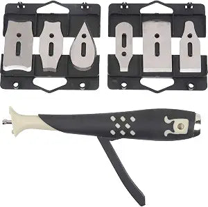 Hyde Contour Scraper with 6 Changeable Blades , multicolor - 10450