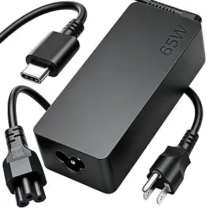 Built for Business Office 65W USB-C Laptop Charger Compatible with Lenovo Type C PD Fast Charging AC Power Adapter - ThinkPad T14 T15 E14 E15 X1 Carbon X13 E14 E15 Yoga IdeaPad Slim Chromebook 2026