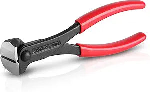 Bates- Nail Puller, 7 Inch Steel End Cutting Pliers